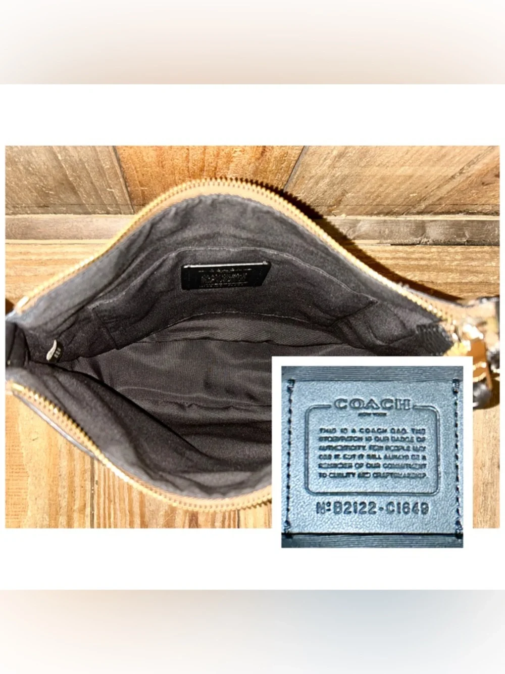 Coach. 5 Piece: Ellie File Bag with Free Sunglasses, Case, Wristlet & Dust Bag. - Picture 4 of 16